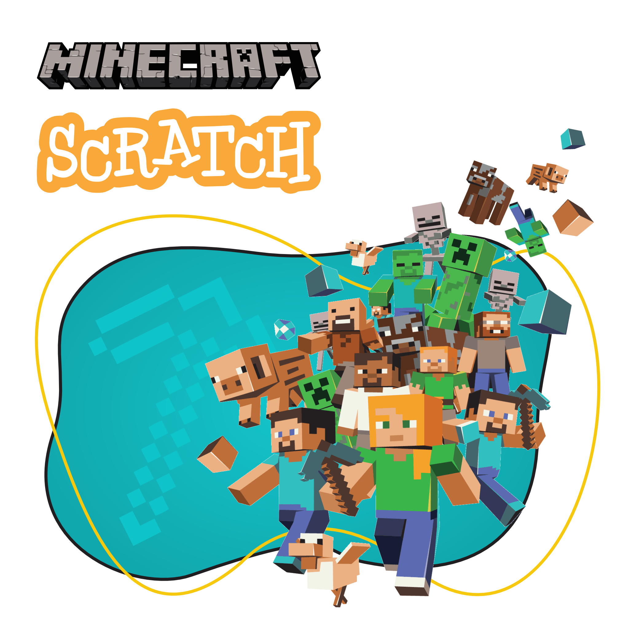 Minecraft на языке Scratch